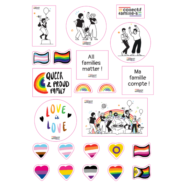 Planche de 23 Stickers