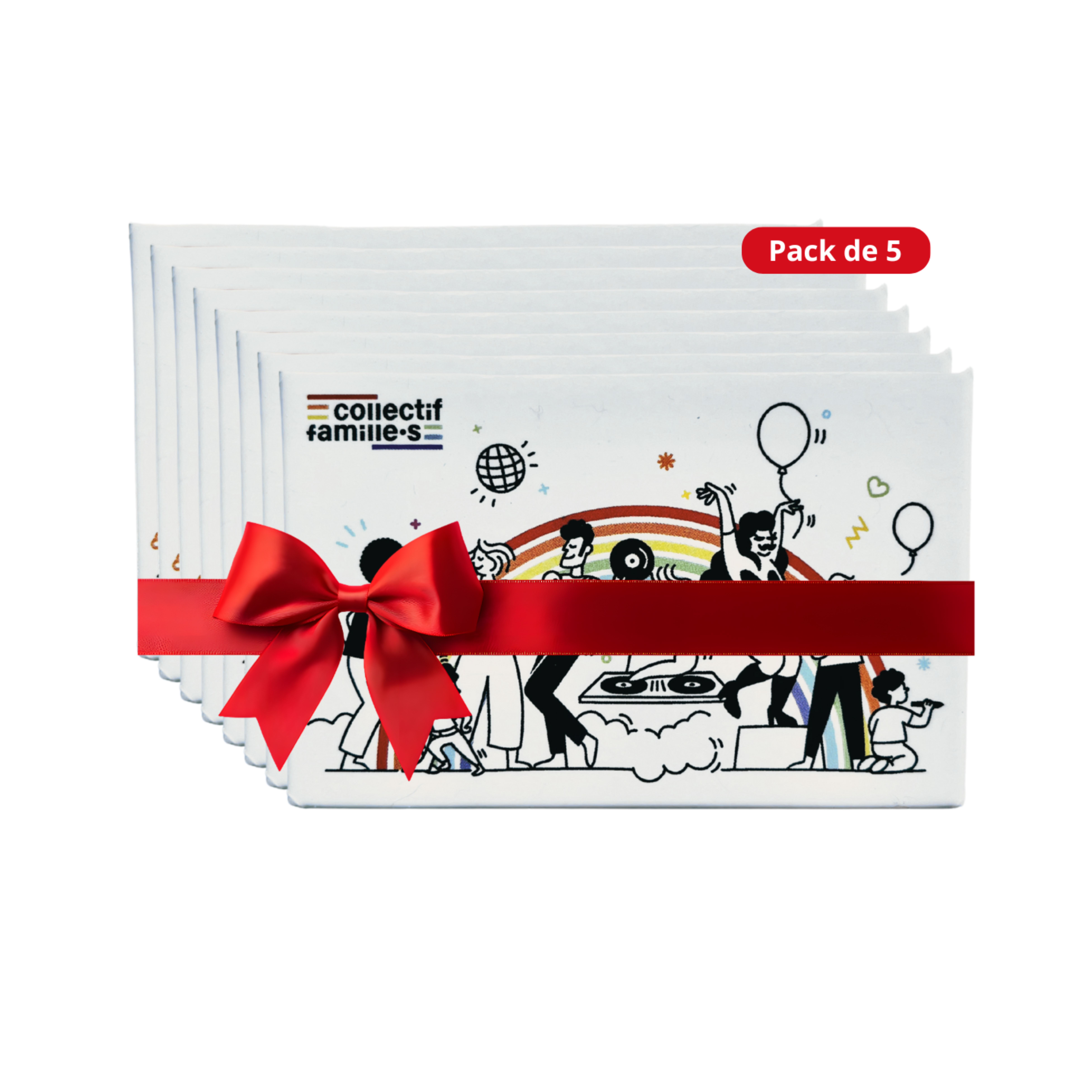 Pack de 5 Magnets Family Pride Festival