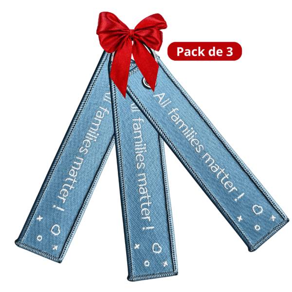Pack de 3 Portes-clés "All Families Matter"