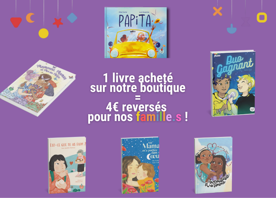 Family Pride Festival 2024 Le Collectif Familles propose des nouveaux livres dans sa boutique
